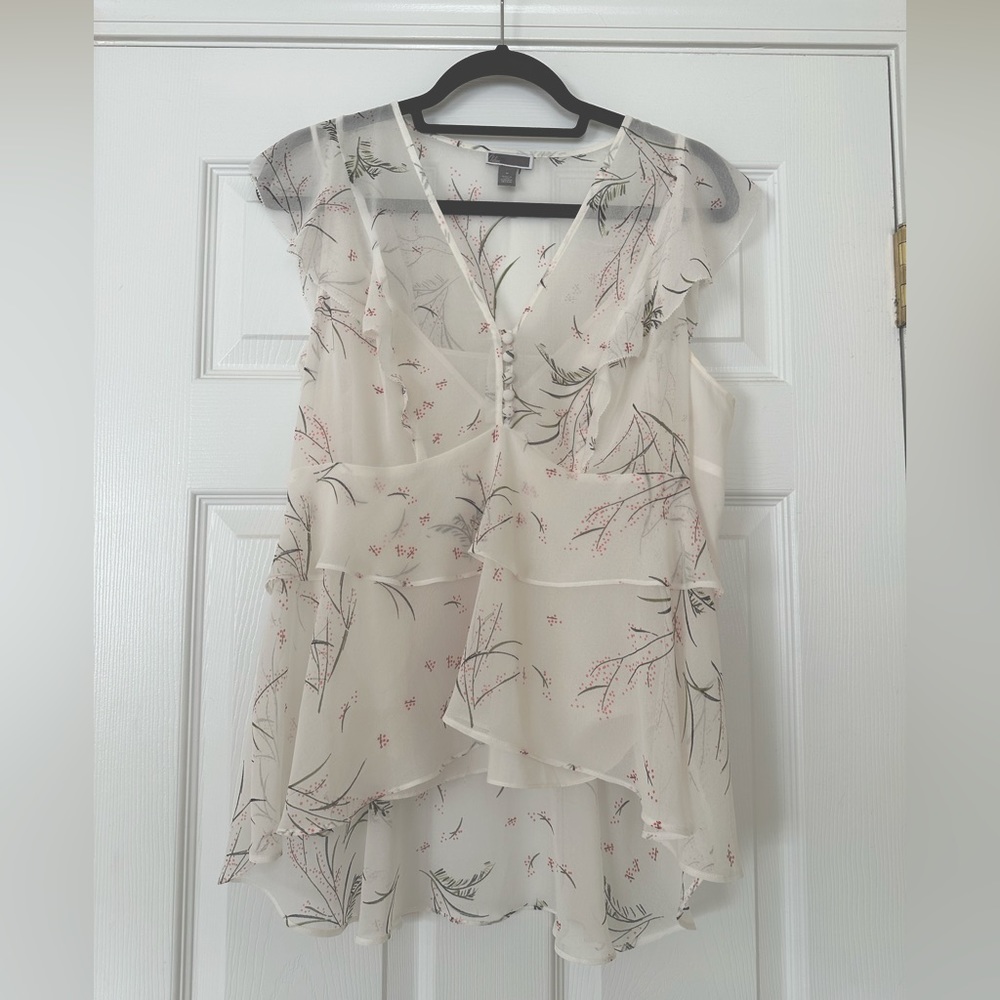 Chelsea 28 sheer floral blouse